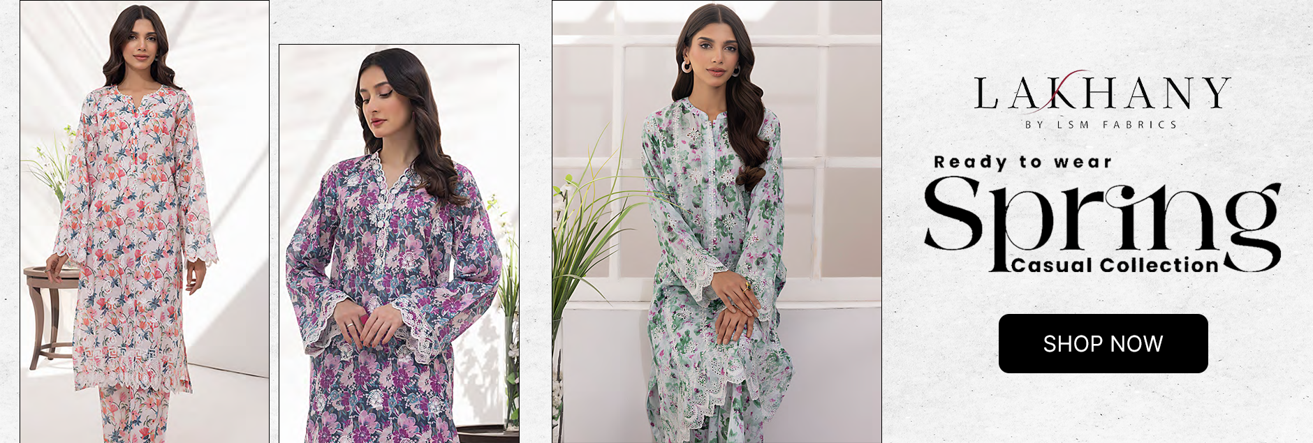 Lakhany Embroidered Shirt & Trouser Stitched Collection 2024