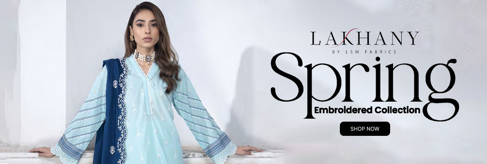 Spring By LSM Lakhany Embroidered Lawn Collection 2024 Vol-01