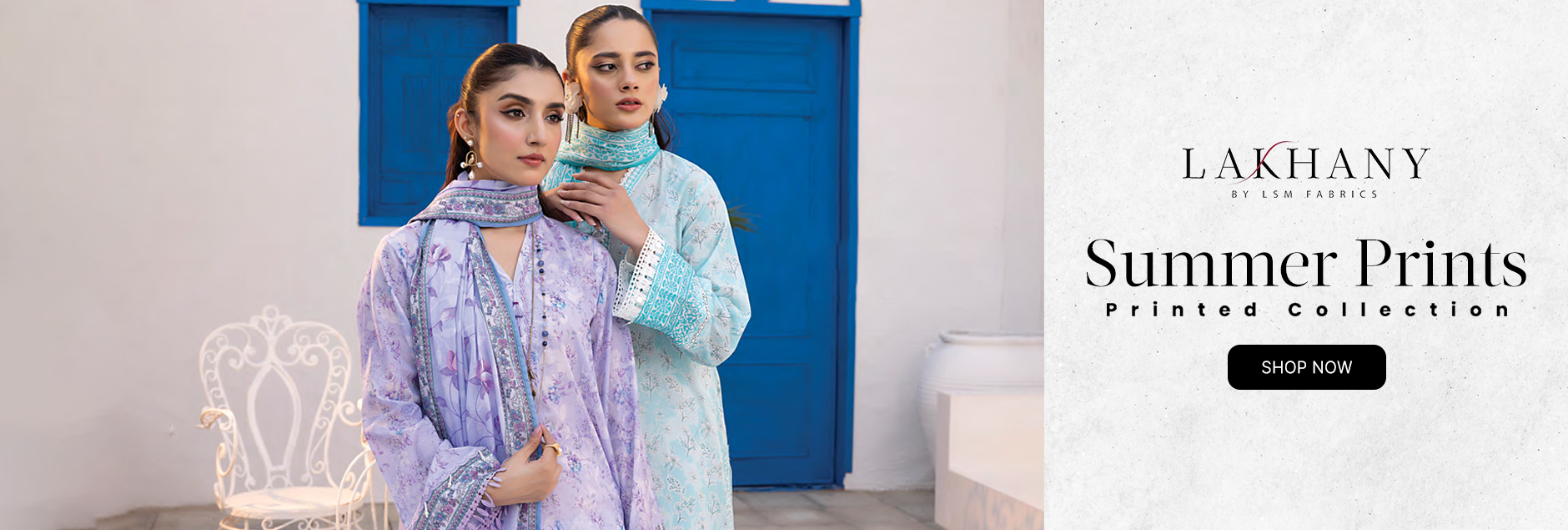 LSM Lakhany Summer Prints Unstitched Collection 2025