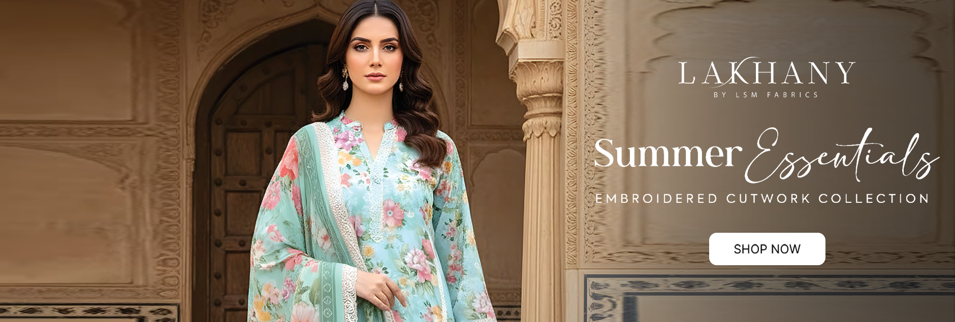 Summer Essentials By LSM Lakhany Embroidered Cutwork Unstitched Collection 2026