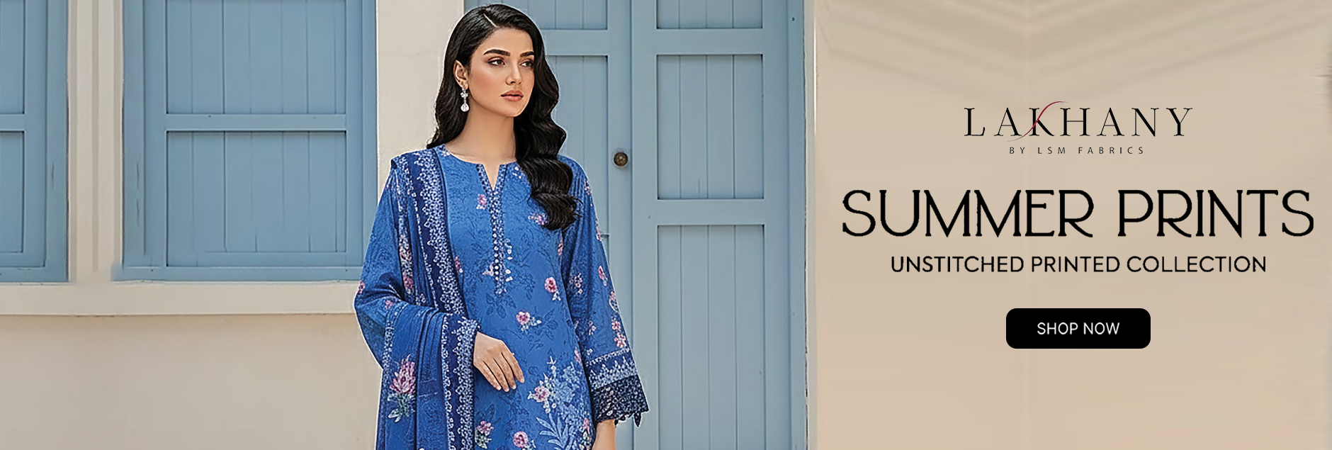 LSM Lakhany Summer Prints Unstitched Collection 2026 Vol-01