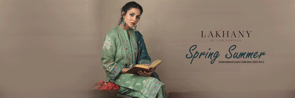 Lakhany Spring Summer Embroidered Lawn Collection 2023 Vol-2