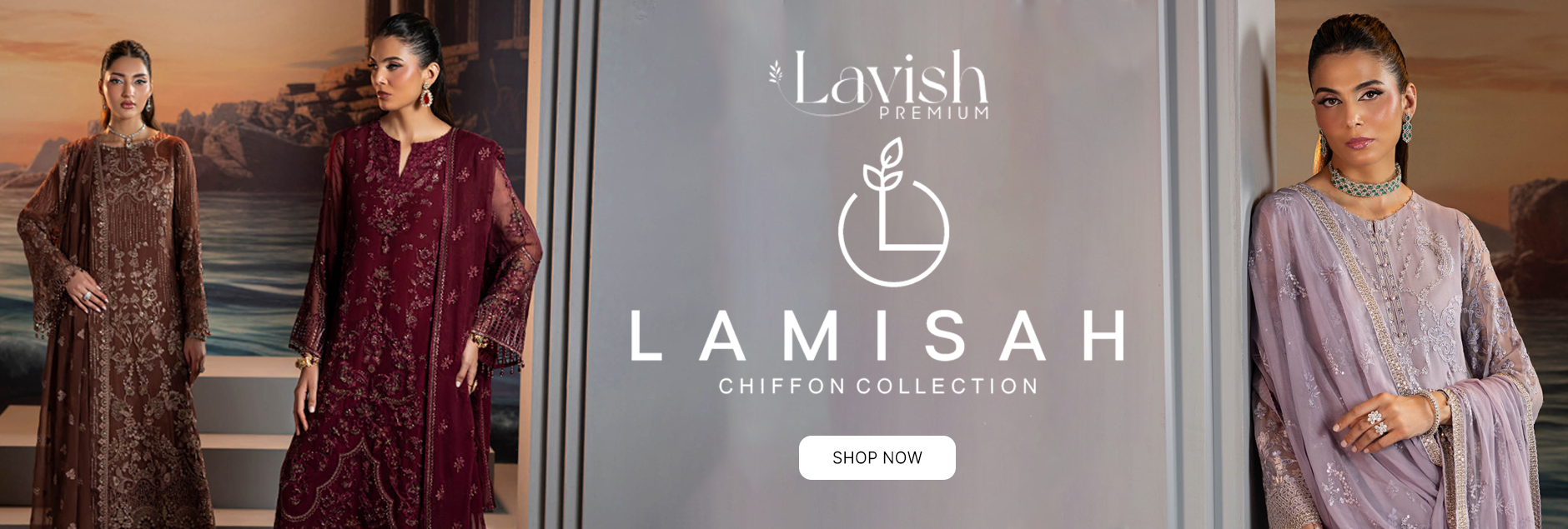 Riwayat Lamisah By Lavish Premium Chiffon Unstitched Collection 2025