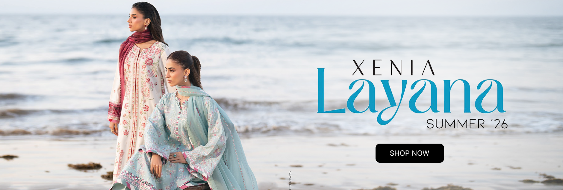Layana Xenia Luxury Embroidered Lawn Unstitched Collection 2026