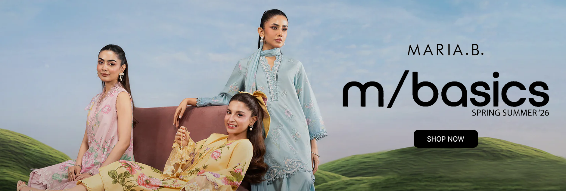 M Basic Spring Summer By Maria B Unstitched Edition 2026 Vol-02