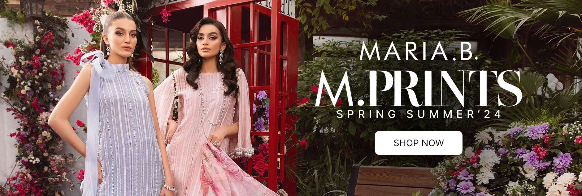 M.Prints By Maria B Unstitched Spring Summer Edit 2024