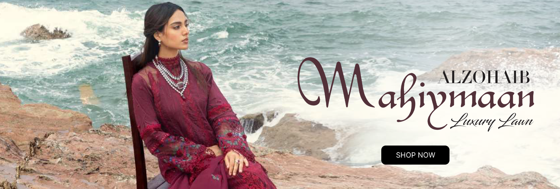 Mahiymaan By Alzohaib Luxury Lawn Unstitched Collection 2026