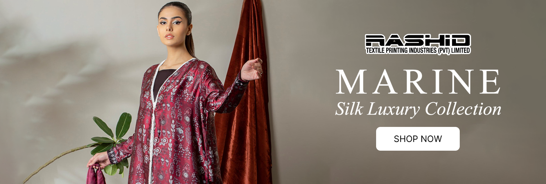 Marine By Rashid Textile Silk Luxury Printed Collection 2024 Vol-01