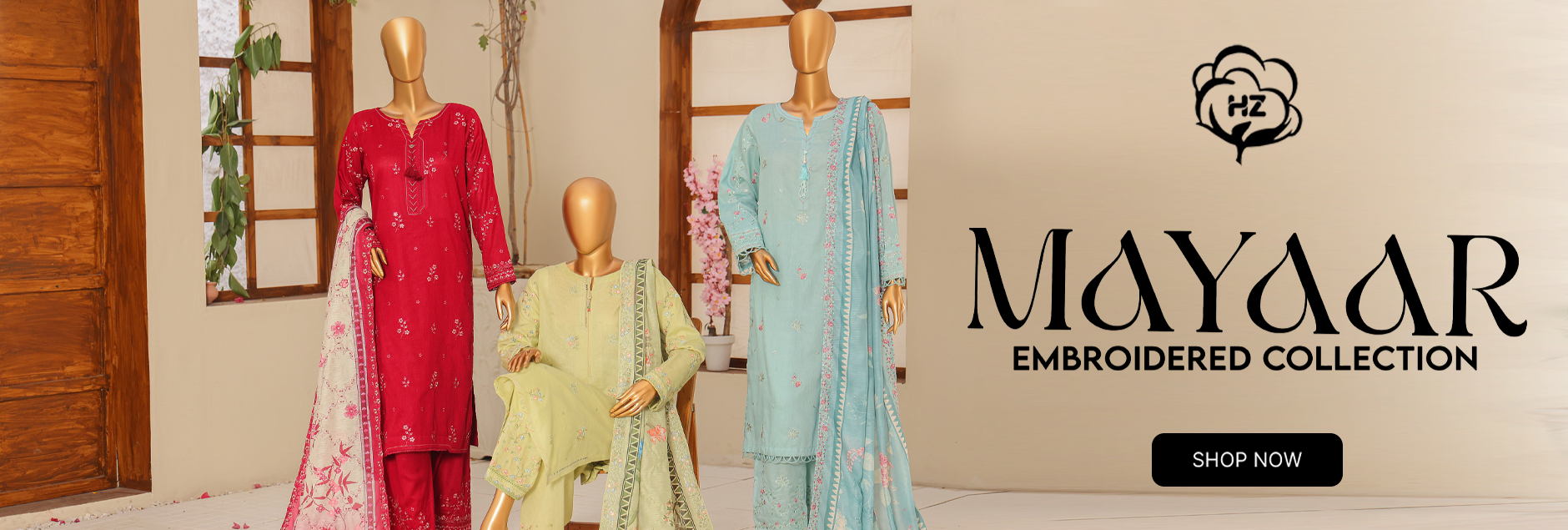 Mayaar By HZ Textiles Embroidered Unstitched Collection 2026