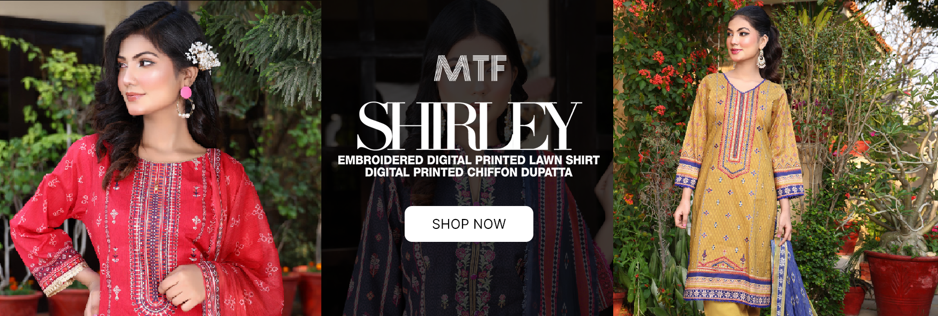 Shirley By MTF Embroidered Digital Lawn Summer Collection 2024