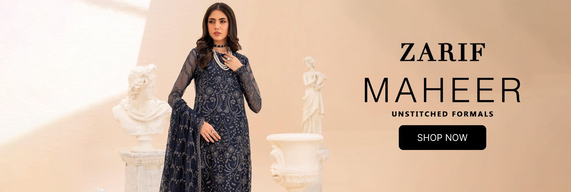 Maheer By Zarif Festive Formal Embroidered Collection 2024