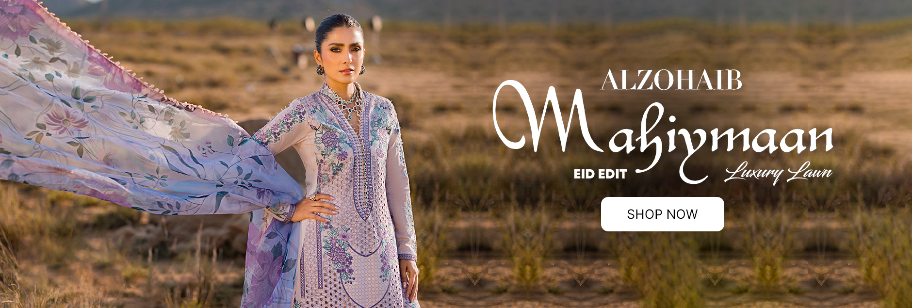 Mahiymaan By Al Zohaib Luxury Lawn Eid Edit 2024