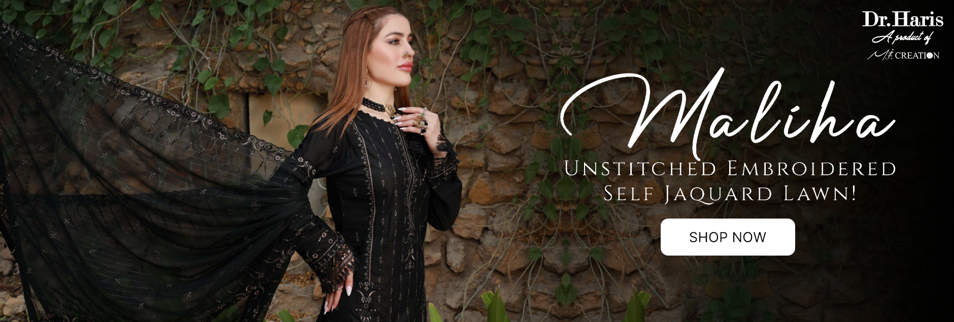 Maliha By Schick Unstitched Embroidered Self Jacquard Lawn Collection 2024
