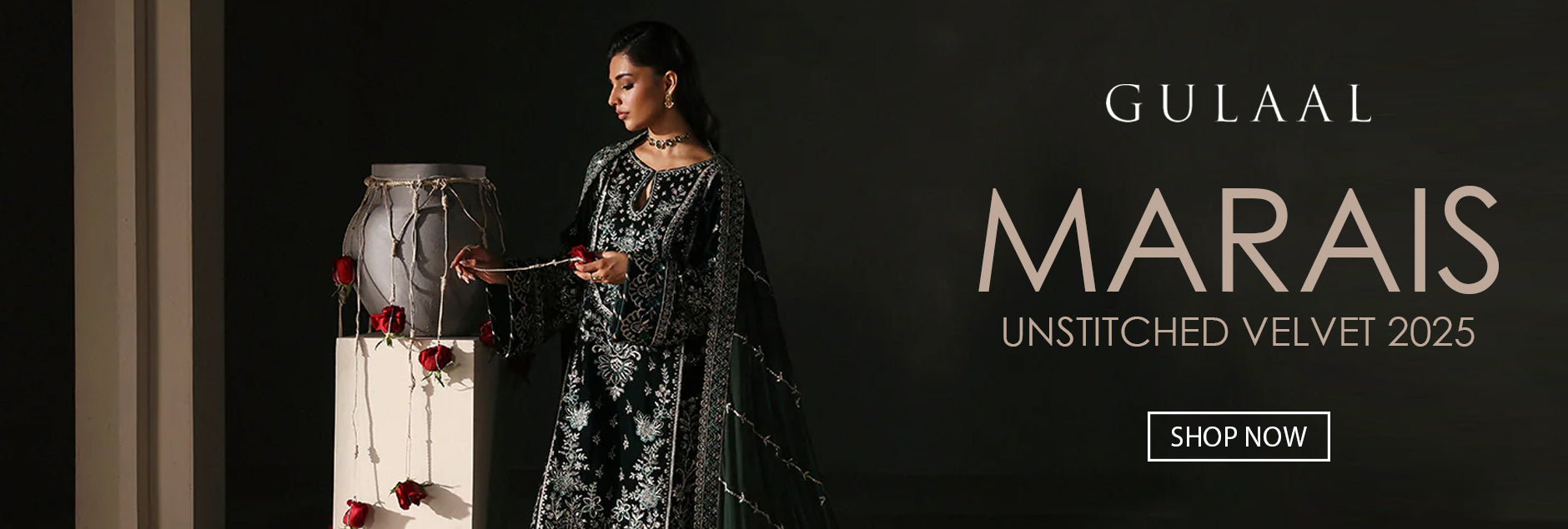 Marais By Gulaal Formals Velvet Unstitched Collection 2025
