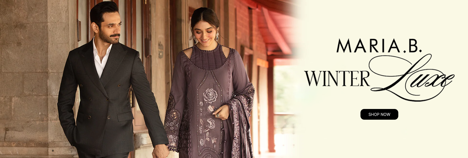 Maria B Winter Luxe Unstitched Collection 2024 Royal Fashion