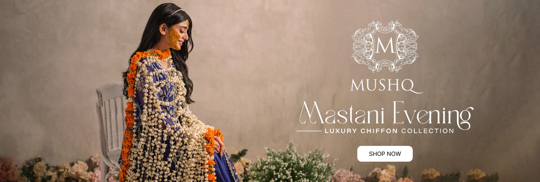 Mastani Evening by Mushq Unstitched Luxury Chiffon Collection 2024