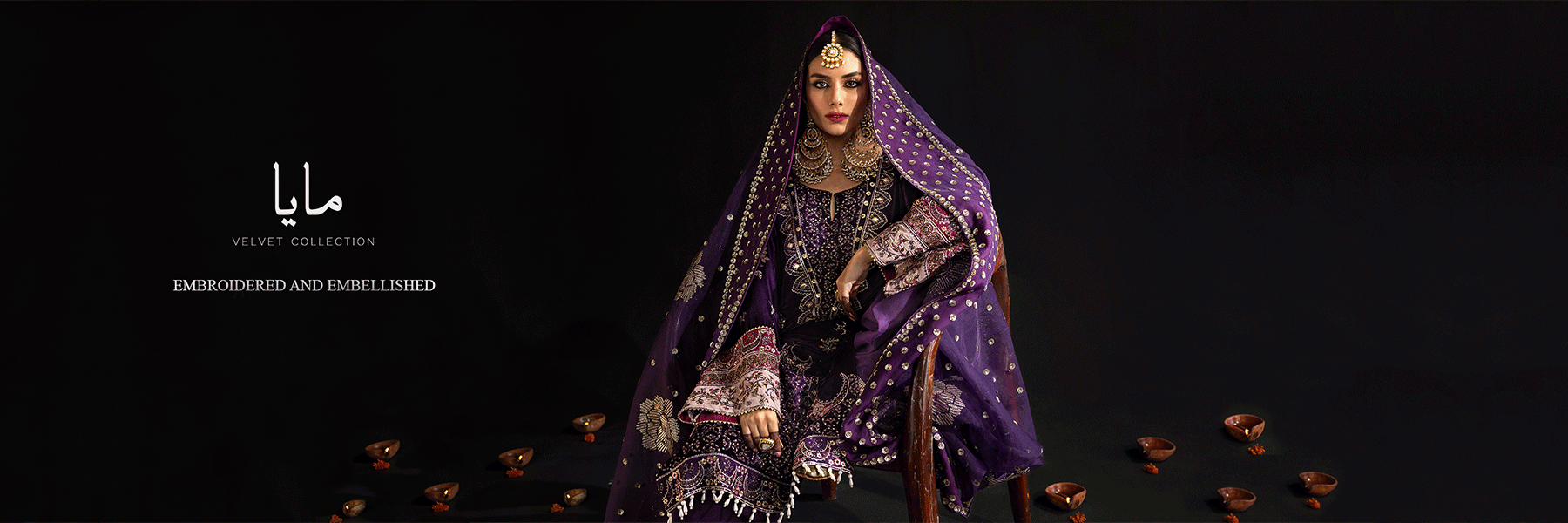 Maya By Nureh Velvet Collection 2023