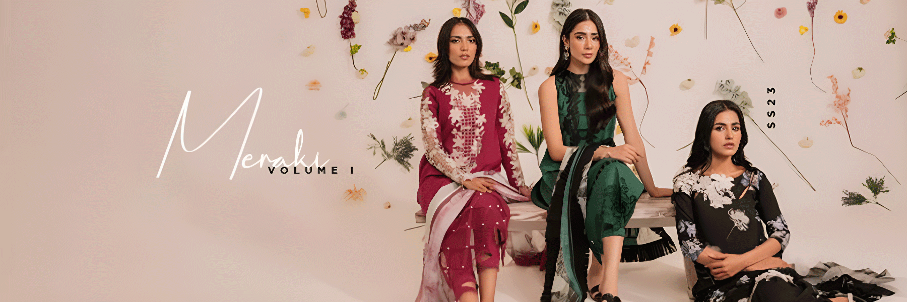 Meraki by Asifa & Nabeel Summer Lawn Collection 2023 Volume 1