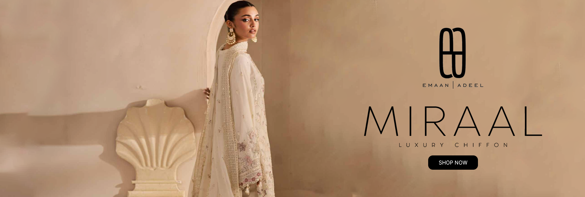 Miraal By Emaan Adeel Luxury Chiffon Unstitched Collection 2025
