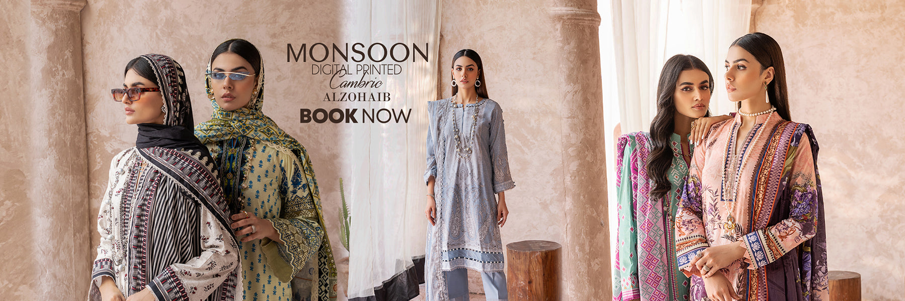 Monsoon Digital Printed Cambric 2023 V-2