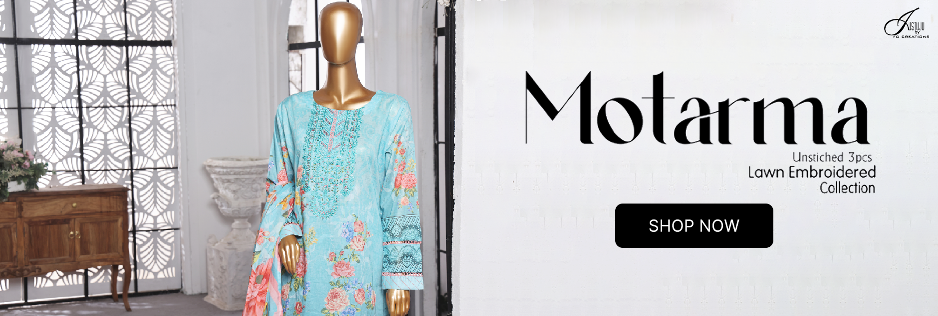 Motarma By Justuju Embroidered Lawn Collection 2024