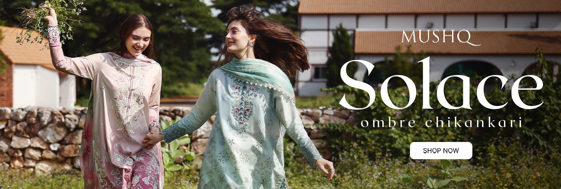 Solace Ombre By Mushq Chikankari Unstitched Collection 2026