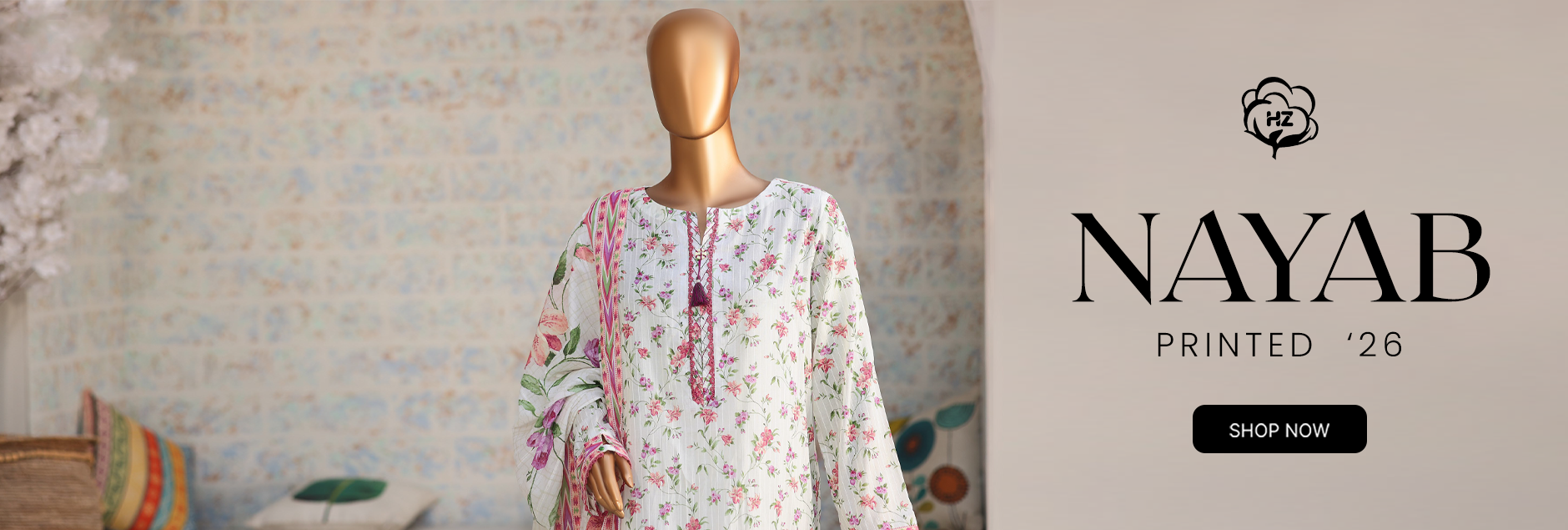 Nayab By HZ Textile Printed Unstitched Collection 2026