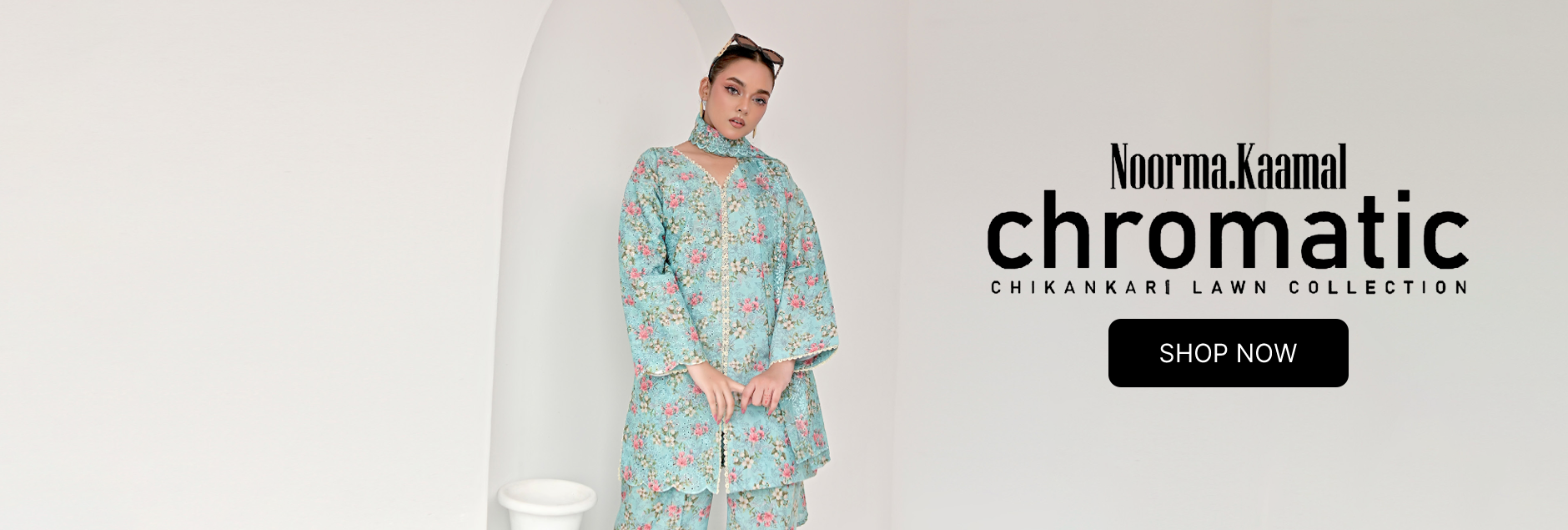 Chromatic By Noorma Kaamal Chikankari Lawn Collection 2024