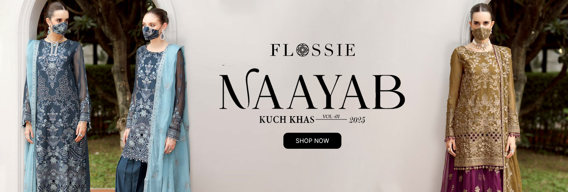 Naayab By Flossie Kuch Khas Unstitched Collection 2025 Vol-01