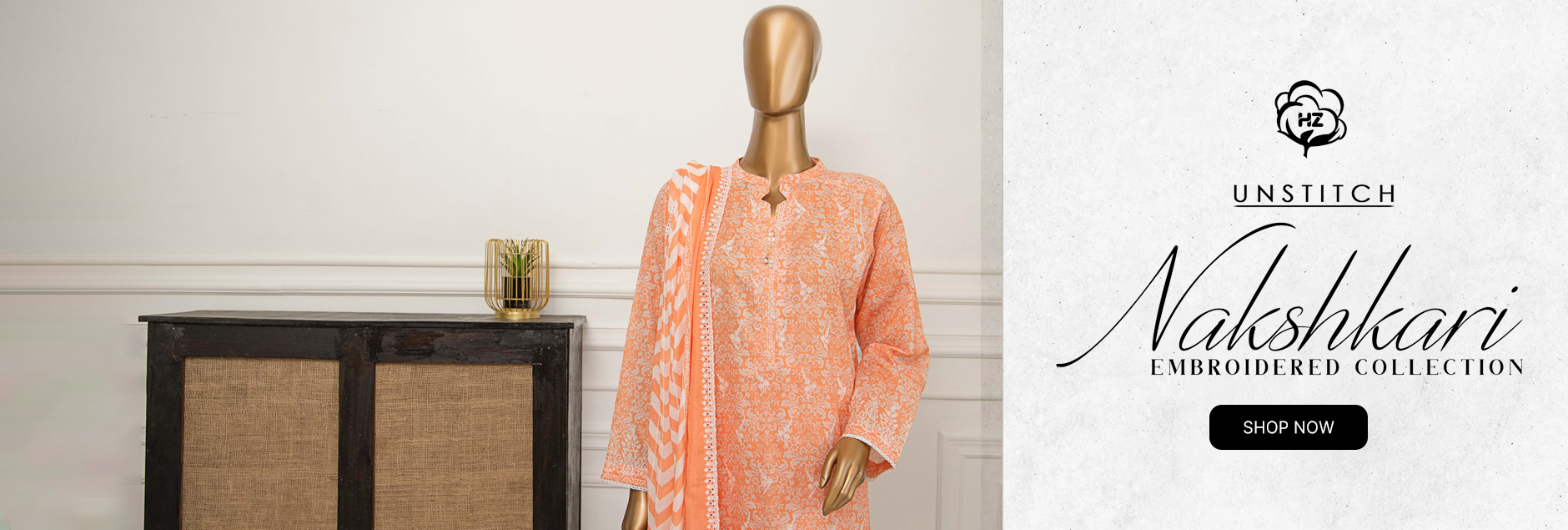 Nakshkari By HZ Textile Embroidered Unstitched Collection 2025