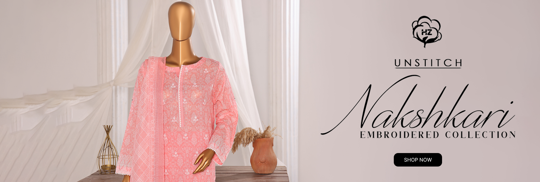 Nakshkari By HZ Textiles Embroidered Unstitched Collection 2025