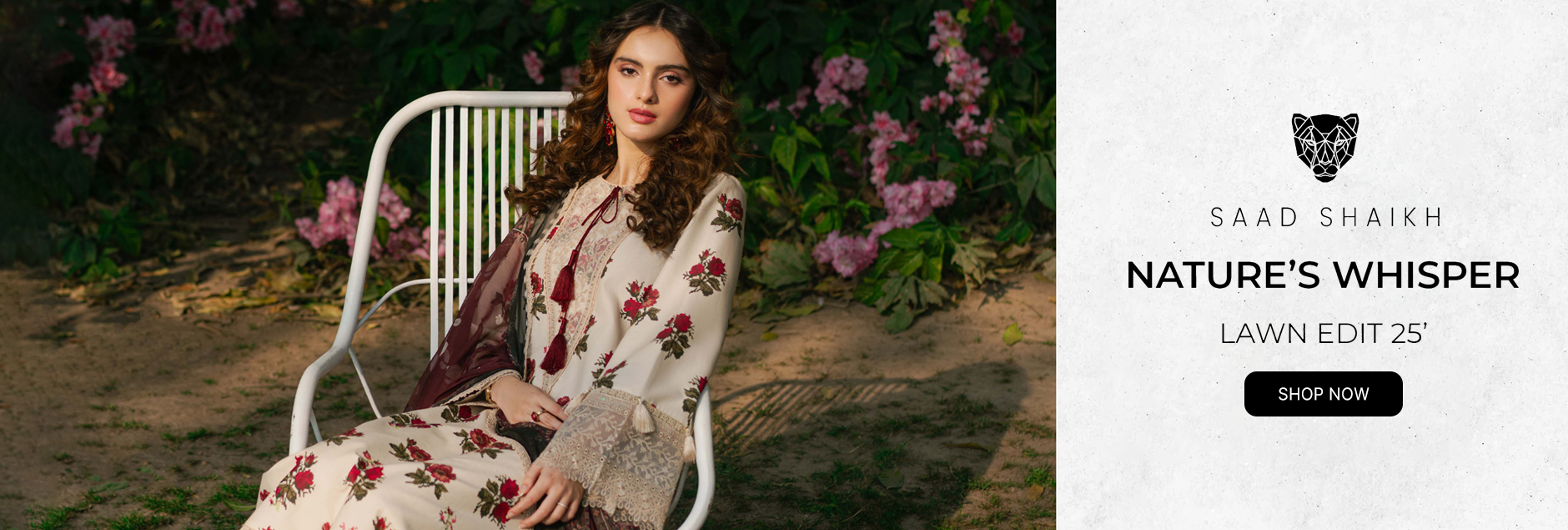 Nature's Whisper by Saad Shaikh Lawn Edit 2025