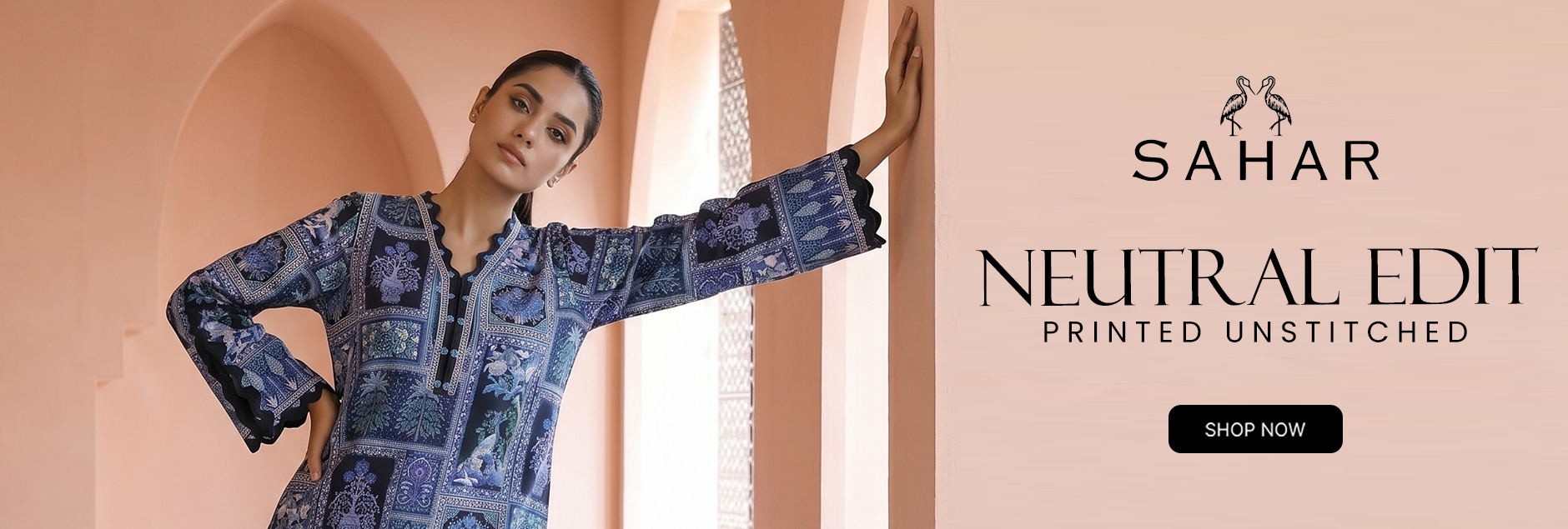 Neutral By Sahar Printed 2Pcs Unstitched Edit 2026 Vol-02