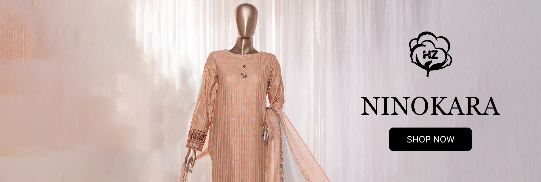 Ninokara By HZ Textile Digital Printed Lawn Collection 2024