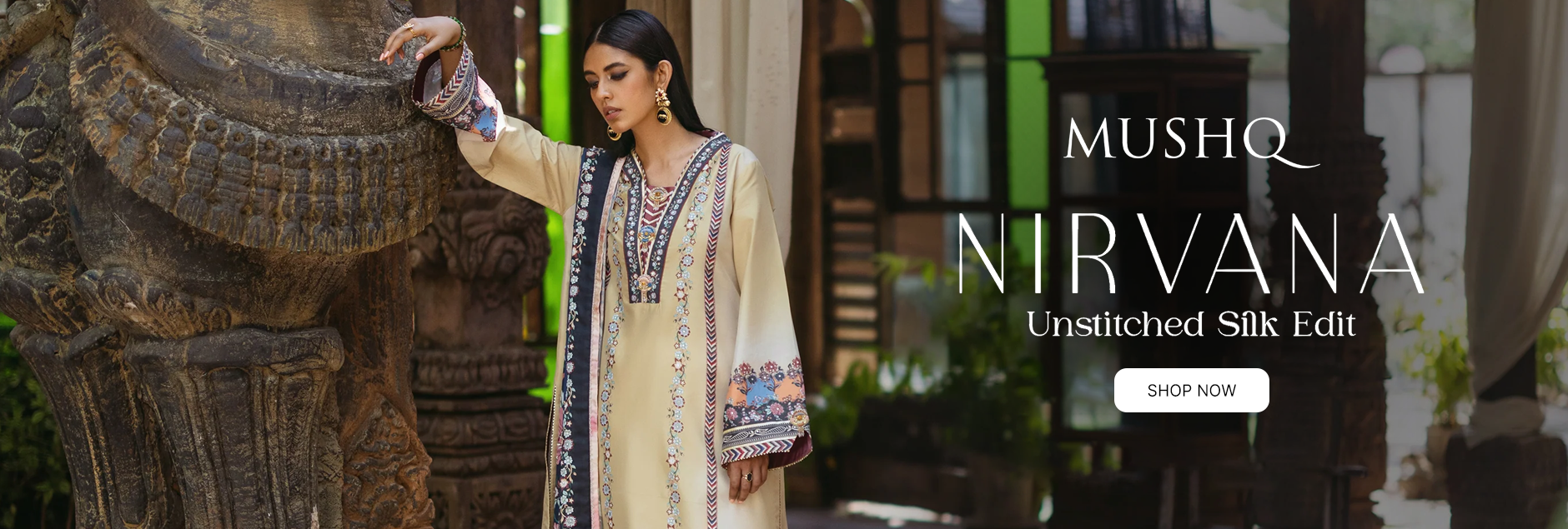 Nirvana By Mushq Silk Unstitched Edit 2024