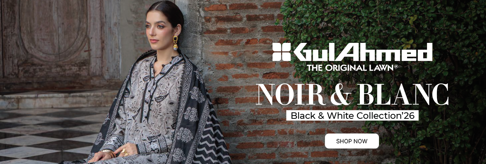 Noir & Blanc By Gul Ahmed Unstitched Collection 2026