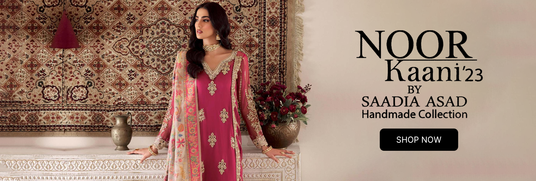 Noor Kaani By Saadia Asad Handmade Embroidered Collection 2023