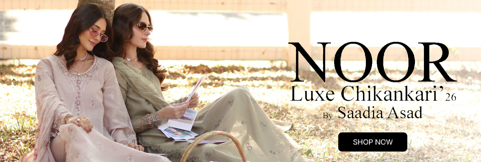 Noor By Saadia Asad Luxe Chikankari Unstitched Collection 2026