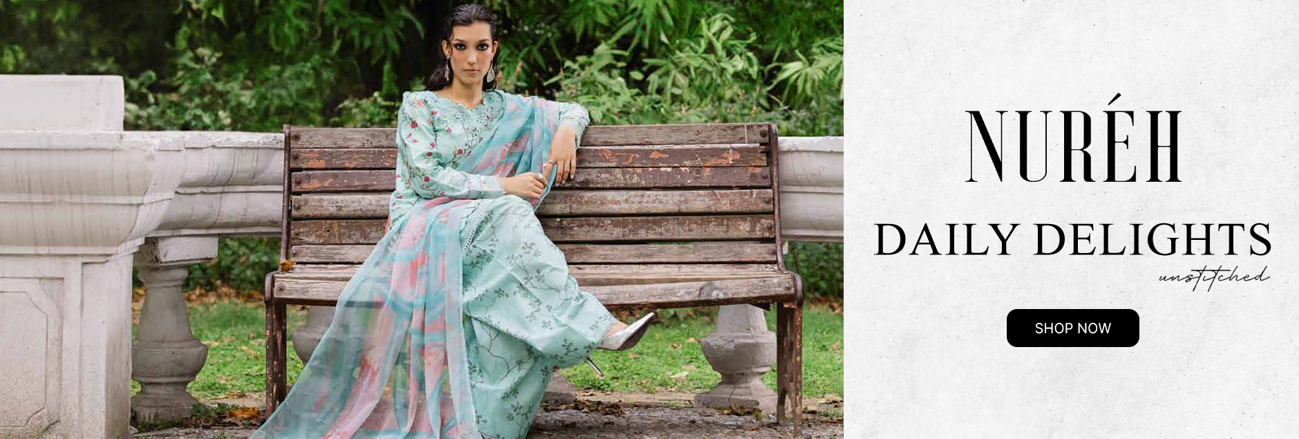 Daily Delights By Nureh Printed Chikankari Unstitched Collection 2025