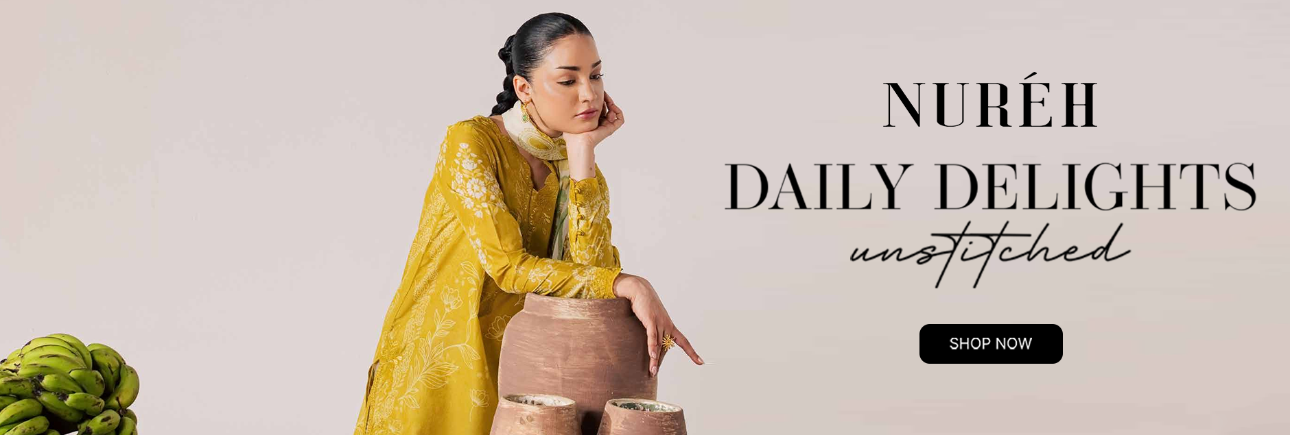Daily Delights By Nureh Unstitched Collection 2026