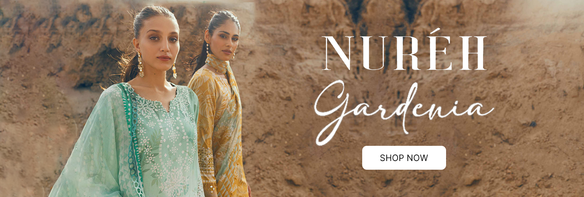 Gardenia By Nureh Chikankari Lawn Collection 2024