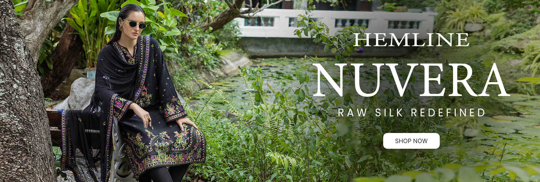 Hemline Nuvera By Mushq Raw Silk Unstitched Collection 2025