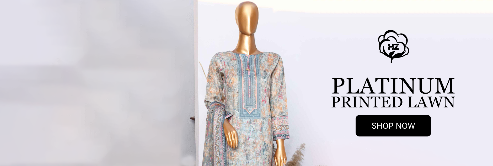 Platinum By HZ Textile Digital Printed Lawn Collection 2024 Vol 02
