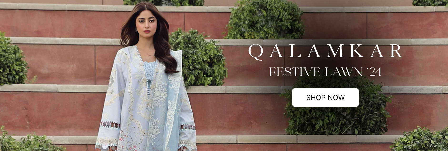 Qalamkar Festive Embroidered Lawn Collection 2024