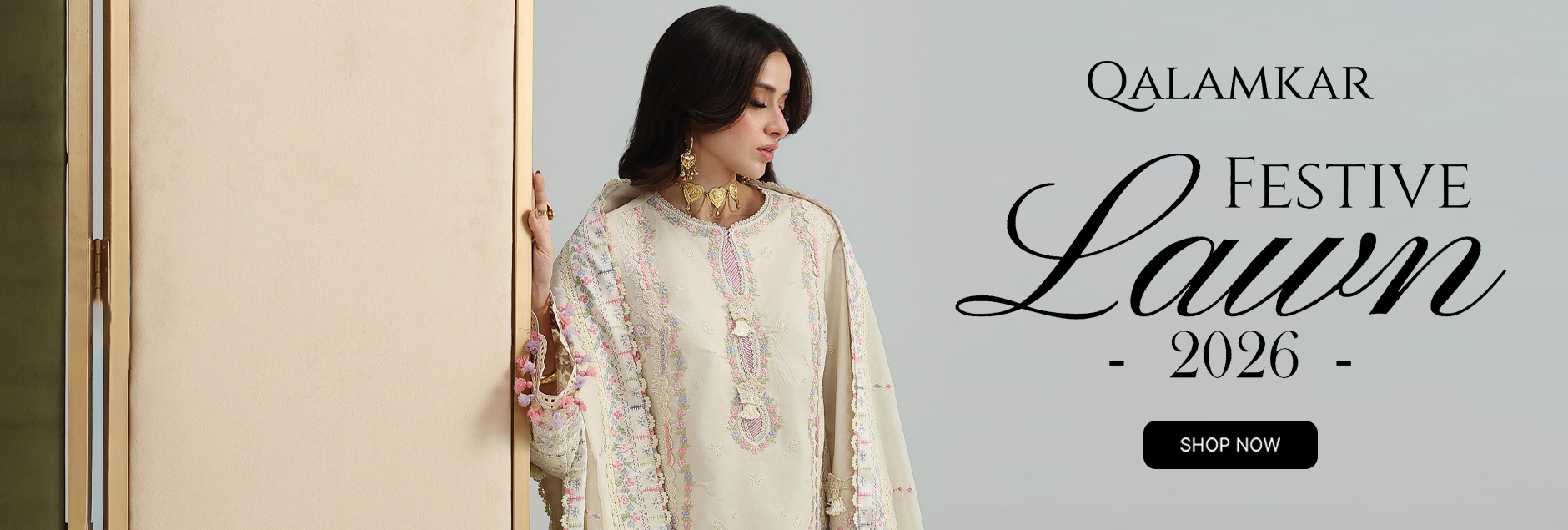Qalamkar Festive Lawn Unstitched Collection 2026