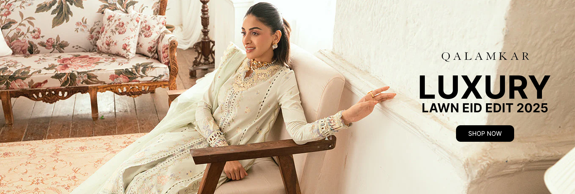 Qalamkar Luxury Lawn Eid Unstitched Edit 2025