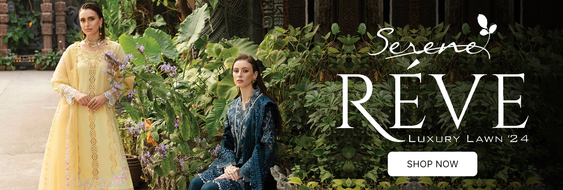 Reve By Serene Luxury Embroidered Lawn Collection 2024