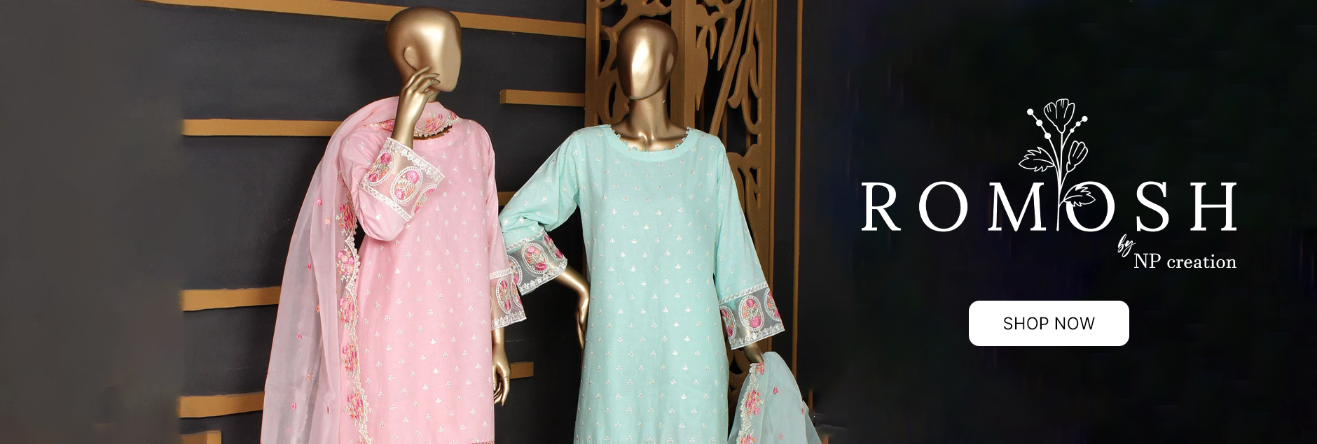 Romosh Fancy Embroidered Stitched Collection 2024