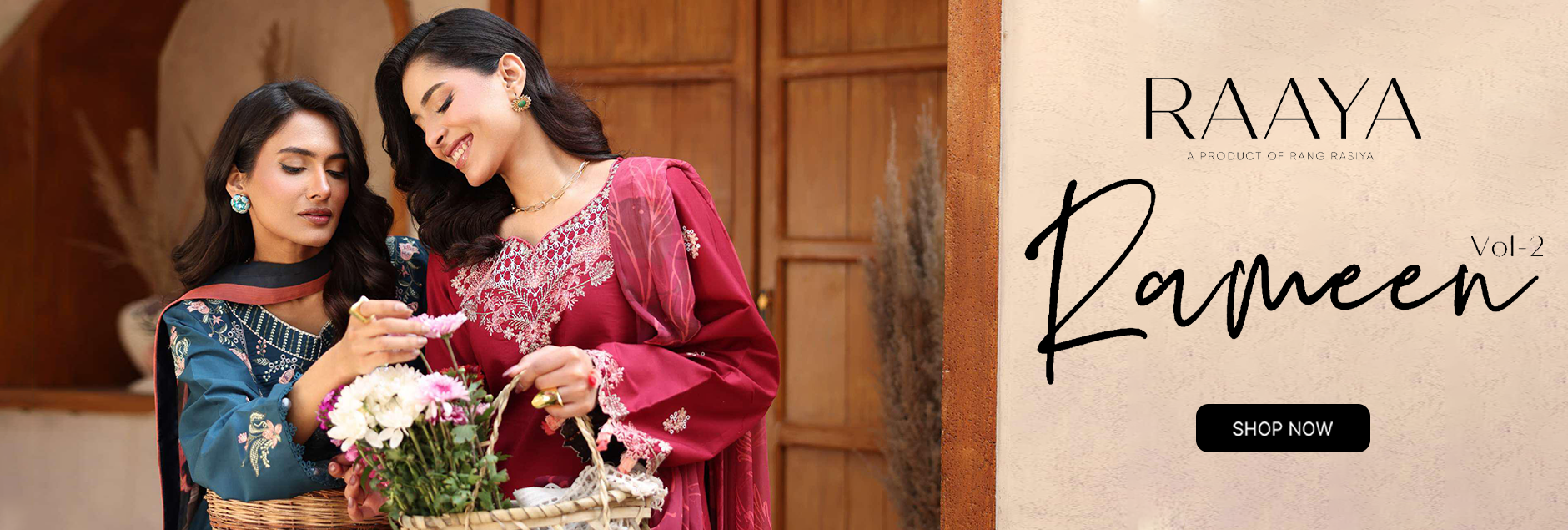 Rameen By Raaya Unstitched Collection 2026 Vol-02