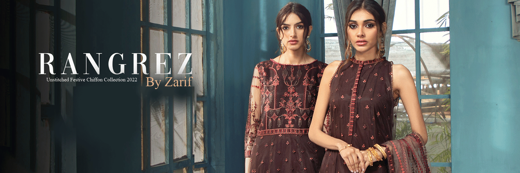 Rangrez By Zarif Festive Chiffon Collection 2022